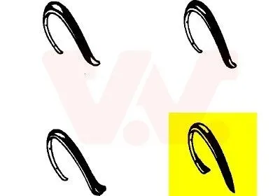 Immagine prodotto di VAN WEZEL parafango per passaruota per VW GOLF II (19E, 1G1)