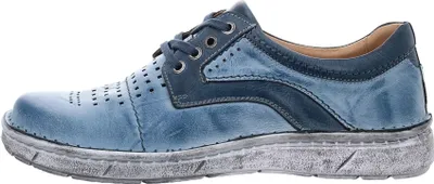 Zdjęcie produktu dla Niskie sznurowane buty Krisbut w kolorze niebieskim, rozmiar 42