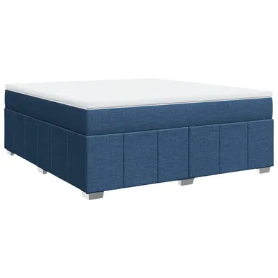 Produktbild von Boxspringbett mit Matratze Blau 180x200 cm Stoff