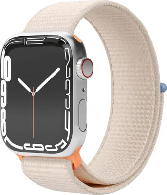 Immagine prodotto di Vonmählen Cinturino Fitness Loop - Bracciale per Apple Watch, 40mm + 41mm + 42mm, crema