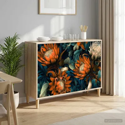 Obrázok produktu pre vidaXL Komoda LOCHEM, Sonoma, 102 x 33 x 75 cm, drevotrieska