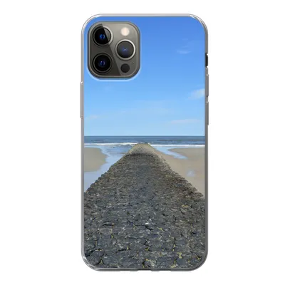 Produktbild von MuchoWow® Handyhülle Schutzhülle Hülle für iPhone 13 Pro Nordsee - Strand - Wasser Silikon Softcase Handy Hülle - Handy-Tasche