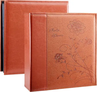 Immagine prodotto di Album fotografico Miaikoe 15x10 cm 1000 foto copertina in pelle marrone