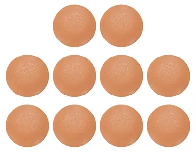 Runde PU-Lederknöpfe, 12,5 mm, 10 Stück, gelb