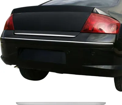 Image de Garniture de Hayon Coffre pour Peugeot 407 2004-2011 acier inox