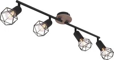 Produktbild von Globo Lighting Strahler Metall schwarz, 4x E14