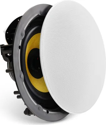 Zdjęcie produktu dla Głośnik sufitowy VEVOR 20 cm, 200 W, system głośników sufitowych i ściennych o impedancji 8 Ω i czułości 89 dB, do kuchni, salonu, sypialni lub zadaszonych werand