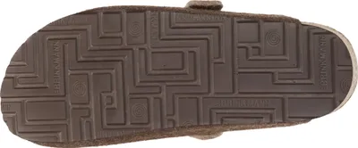 Produktbild von Dr. Brinkmann Herren Hausschuh Pantoffel Filz Clog Schnalle Filzdecksohle 220016, Größe:45 EU, Farbe:Braun