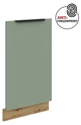 Produktbild von Frontblende für vollintegrierten Geschirrspüler 45 cm ARIA Aquamarin ultra matt + Eiche Artisan matt, hochwertige Fronten mit Anti Fingerprint Beschichtung Küchenzeile Küchenblock