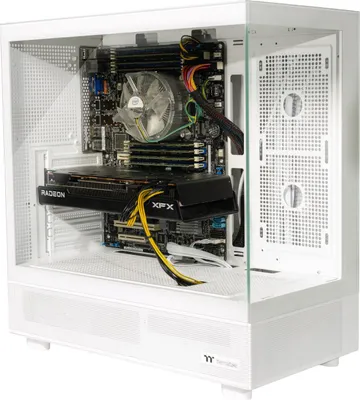 Immagine prodotto di Broonbee PC da gioco Xeon v4 Amazon Thermaltake View Bianco 32 GB - 1 TB NVMe Nvidia GeForce RTX 3050 Raffreddamento ad aria senza RGB