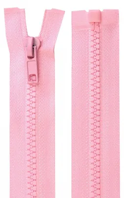 1 Reißverschluss Profil 5mm 50 cm teilbar, Autolock babyrosa