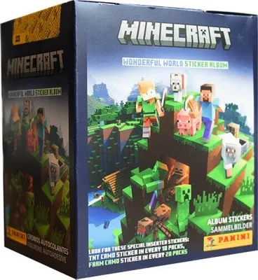Immagine prodotto di Minecraft 2 Mondo Meraviglioso (2022) -Sammelsticker - 1 Display (36 Tüten)