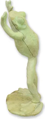 Produktbild von Figur Frosch Gusseisen Replikat Retro Design Dekoration