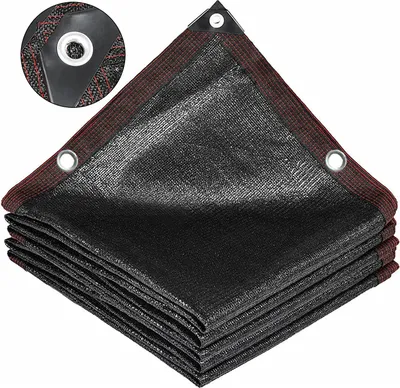 Obrázek produktu pro (4m x 5m, černá) 95% stínicí síť, plachta, markýza, multifunkční, prodyšná stínicí tkanina, pro zahradu, skleník, květiny, stínicí sítě na rostliny
