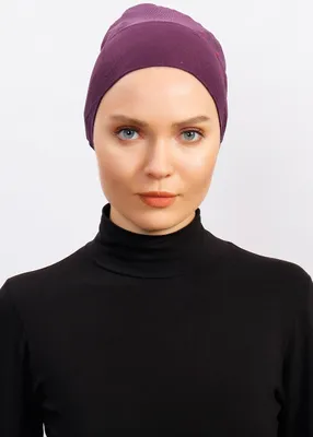 Produktbild von Clima Fit Hijab BONE Schlauchbonnet Pflaume Kopftuch Untertuch Tesettür Esarp Scarf
