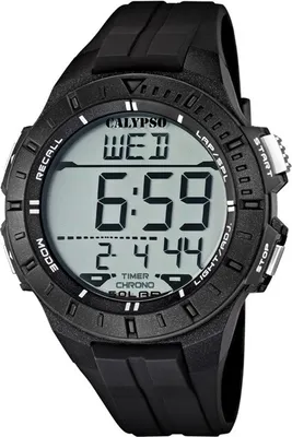 Produktbild von Calypso Watches K5607 | Herrenuhr Alarm-Chrono digital , Calypso Artikelnummer:K5607/6 Schwarz