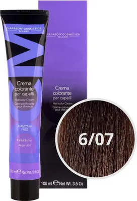 Produktbild von DCM Hair Color Cream Ammonia Free 6-07 Brown 100ml