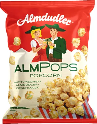 Obrázok produktu pre Almdudler Almpops popcorn s príchuťou bylinkovej limonády 125g