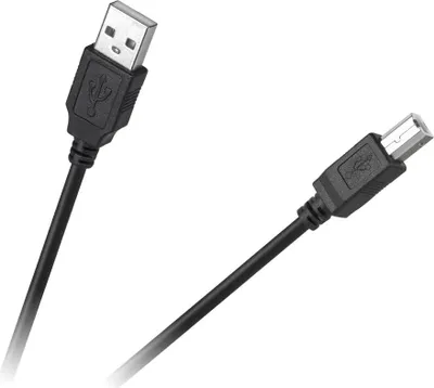 Obrázek produktu pro USB Kabel USB 2.0 AM-BM k tiskárně 1,8m černý