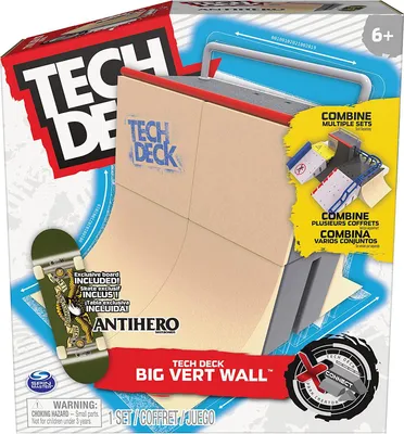 Image de Spin Master Tech Deck Fingerboard Set s rampou Big Vert Wall Antihero + Deskorolka