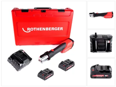 Obrázok produktu pre Rothenberger ROMAX 4000 akumulátorový lis 18V + 2x akumulátor 4,0Ah + nabíjačka + kufor