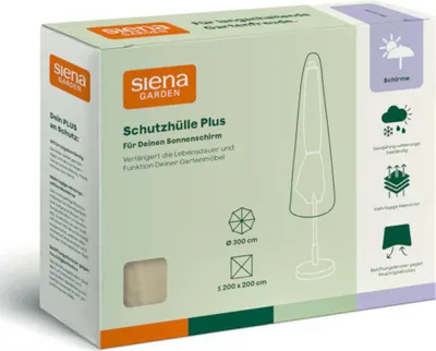 Produktbild von Siena Garden Schirmhülle H165 x 25/35 Schutzhülle Abdeckplane Abdeckhaube