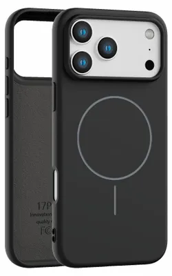 Produktbild von Magnetische Hülle für iPhone 17 Pro – kompatibel mit MagSafe – stoßfest, Schwarz