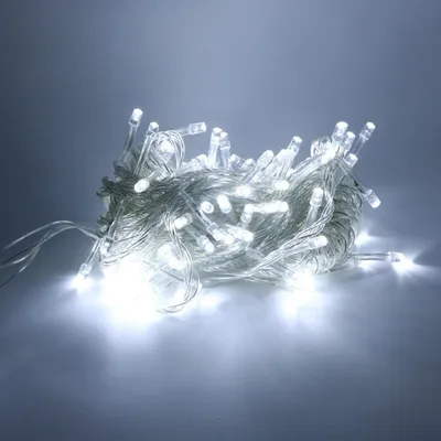 Obrázok produktu pre Reťaz svetiel Ikodm, 20 metrov, 1000 LED, studená biela, 8 režimov, IP44, 31 V, biela, vhodná na Vianoce a do záhrady