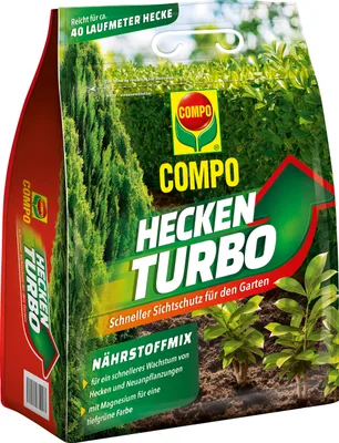 Obrázek produktu pro COMPO Hedge Turbo pro cca 40 běžných metrů živého plotu - 4 kg