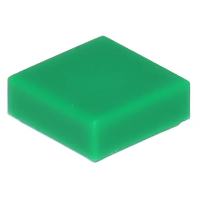 Zdjęcie produktu dla 50 sztuk płytek 1x1, zielone