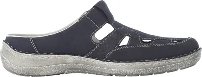 Produktbild von Rieker Herren Pantolette Clog 03090, Größe:43 EU, Farbe:Blau