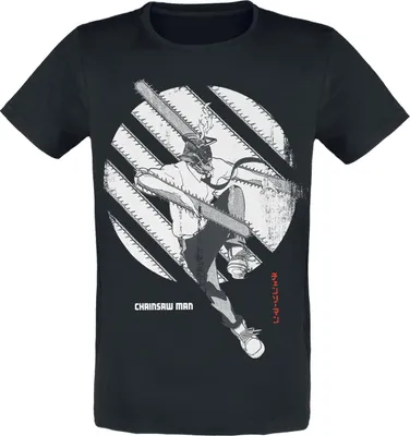 Produktbild von Chainsaw Man T-Shirt Herren Chainsaw Man schwarz M