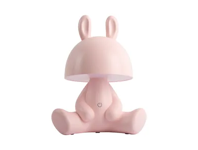 Obrázek produktu pro Noční lampička do dětského pokoje BUNNY, bezdrátová, růžová