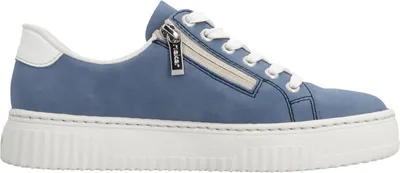 Imagen del producto de Zapatos deportivos para mujer Rieker, con cordones, color azul, para uso diario