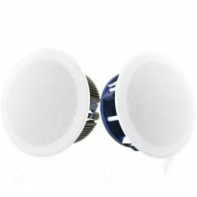 Produktbild von 5.5 Zoll Deckenlautsprecher, Wireless Bluetooth Einbaulautsprecher Unterputz Lautsprecher für Innen,Schlafzimmer,Veranden, Badezimmer (1xHauptlautsprecher+1xNebenlautsprecher)