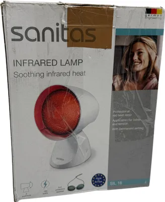 Produktbild von Sanitas Infrarotlampe Lichttherapie medizinische Anwendung Intensivlicht Therapiehilfe LED