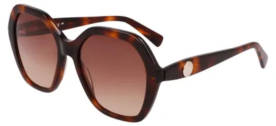 Produktbild von Longchamp LO759S Havana 54/18/140 Damen Sonnenbrillen