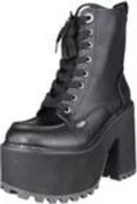 Image de Buffalo Dames Élégant Bottine Killah Lace Up Mid 1622373 noir