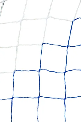 Produktbild von 4mm 11-a-side Tornetz - Weiß und blau - 7,32 x 2,44 x 2 x 2 m
