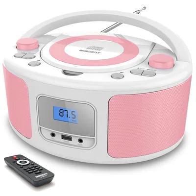 Obrázok produktu pre CD prehrávač, FM rádio, prenosný reproduktor s Bluetooth, USB, AUX a výstupom pre slúchadlá