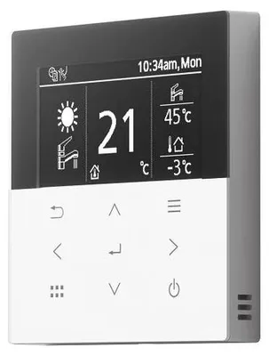 Produktbild von Panasonic Bedieneinheit AQUAREA CZ-RTW1, kabelgebunden, für K- und L-Generation, 1 Stk.