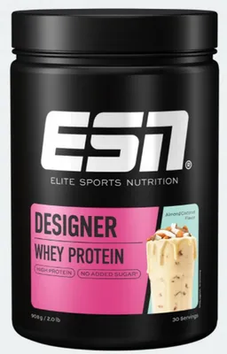 Produktbild von ESN Designer Whey Protein 908 g Almond Coconut