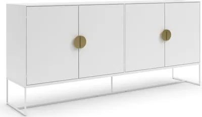 Produktbild von Sideboard >Asia< in Weiß - 180x82x40cm (BxHxT)