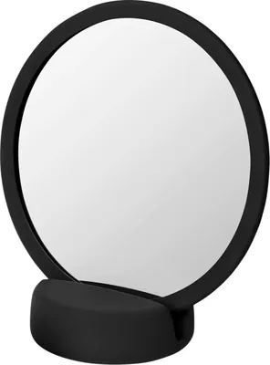 Produktbild von Blomus Kosmetikspiegel Sono, Schminkspiegel, Badspiegel, Keramik, Black, 66280