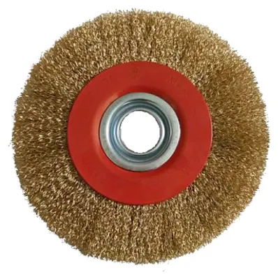 Imagen del producto de OPTIMUM 3107440: Cepillo de alambre, diámetro 250 x 30 mm, diámetro del mango: 32 mm