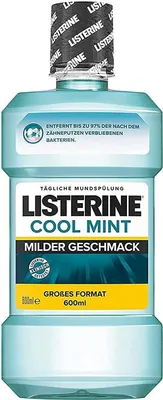 Produktbild von Listerine Mundspülung Total Cool Mint Milder Geschmack 600ml