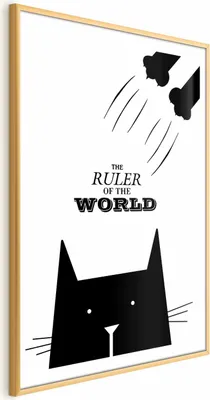 Produktbild von Posterpapier Poster - The Ruler of the World 40x60 cm Text n-A-0782-ao-a