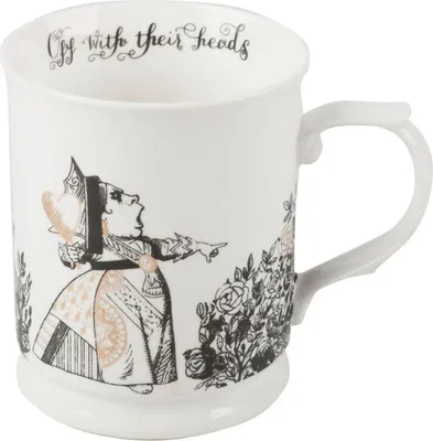 Produktbild von V&A Alice im Wunderland - Becher (Porzellan, 400 ml), Design of Queen of Herzen