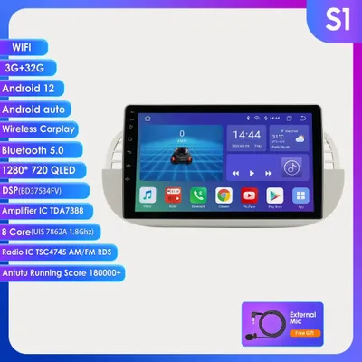 Zdjęcie produktu dla 9-calowe radio samochodowe Android – system multimedialny – podwójne DIN – radio z ekranem dotykowym