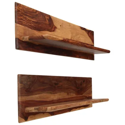 Immagine prodotto di Mensole 2 pz 118x26x20 cm in Legno Massello di Acacia